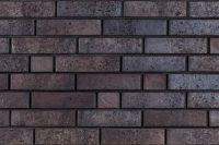 Облицовочный кирпич Ликолор одинарный 1 НФ Тайга Вулканы Черное Сокровище лава, М200