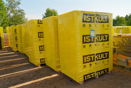 Газобетонные блоки Istkult Егорьевск D500 625х400х250 стеновые